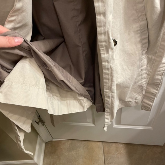 Old Navy Women's Cotton Twill Trench Coat, Light Khaki, XL Tall - Picture 10 of 11